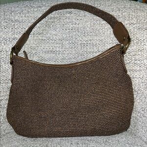 Talbot's Brown Woven Handbag